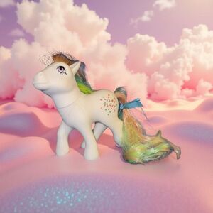 My Little Pony Retro Rainbow Collection Confetti Pony Figure A23